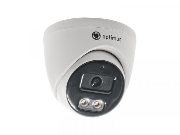 Видеокамера IP 2Мп купольная с PoE LED-20м микрофон IP20 (2.8мм)