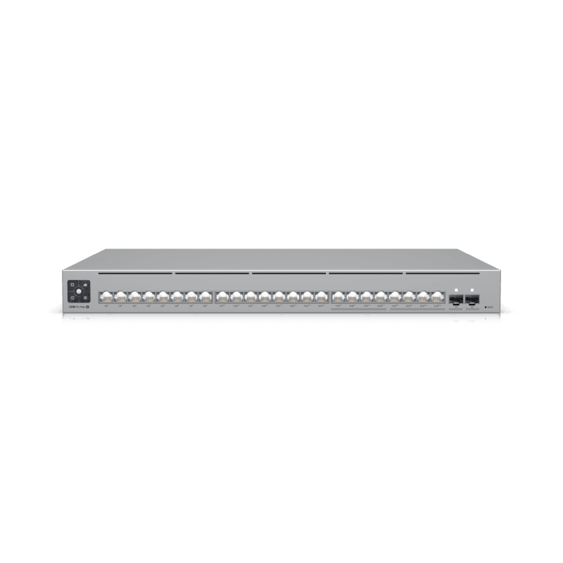 Коммутатор управляемый L3 24 порта RJ45/SFP 100 1000 2500 100000 (100G) Мб/с PoE 400Вт