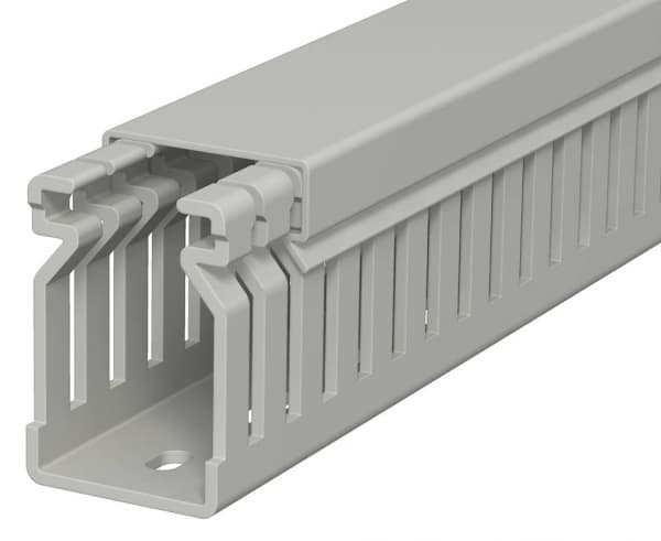 Распределительный кабельный канал LK4 40x25x2000 мм (ПВХ, серый)