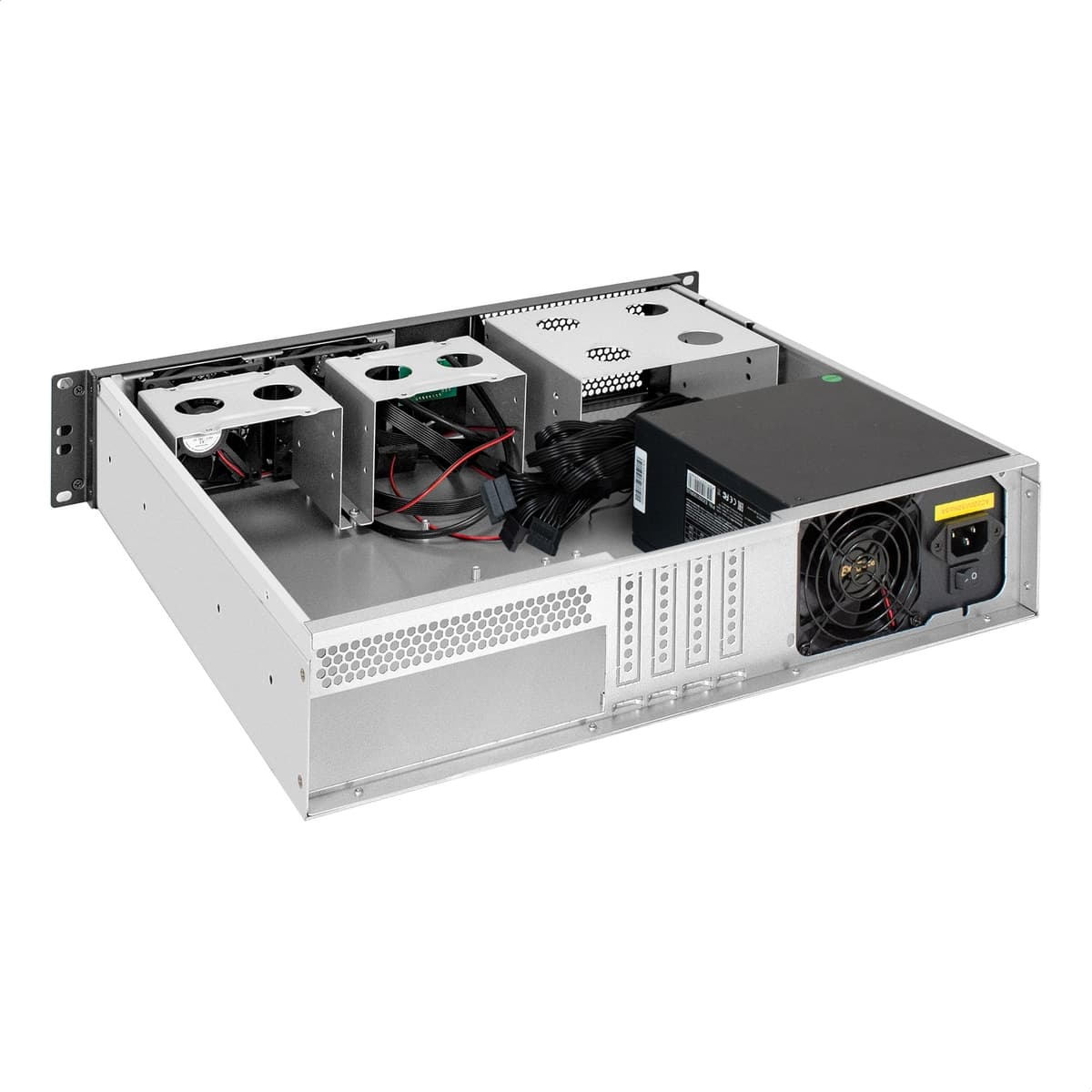 Серверный корпус 2U, 19'' стоечный, глубина 400 мм, БП 900W, 2xUSB