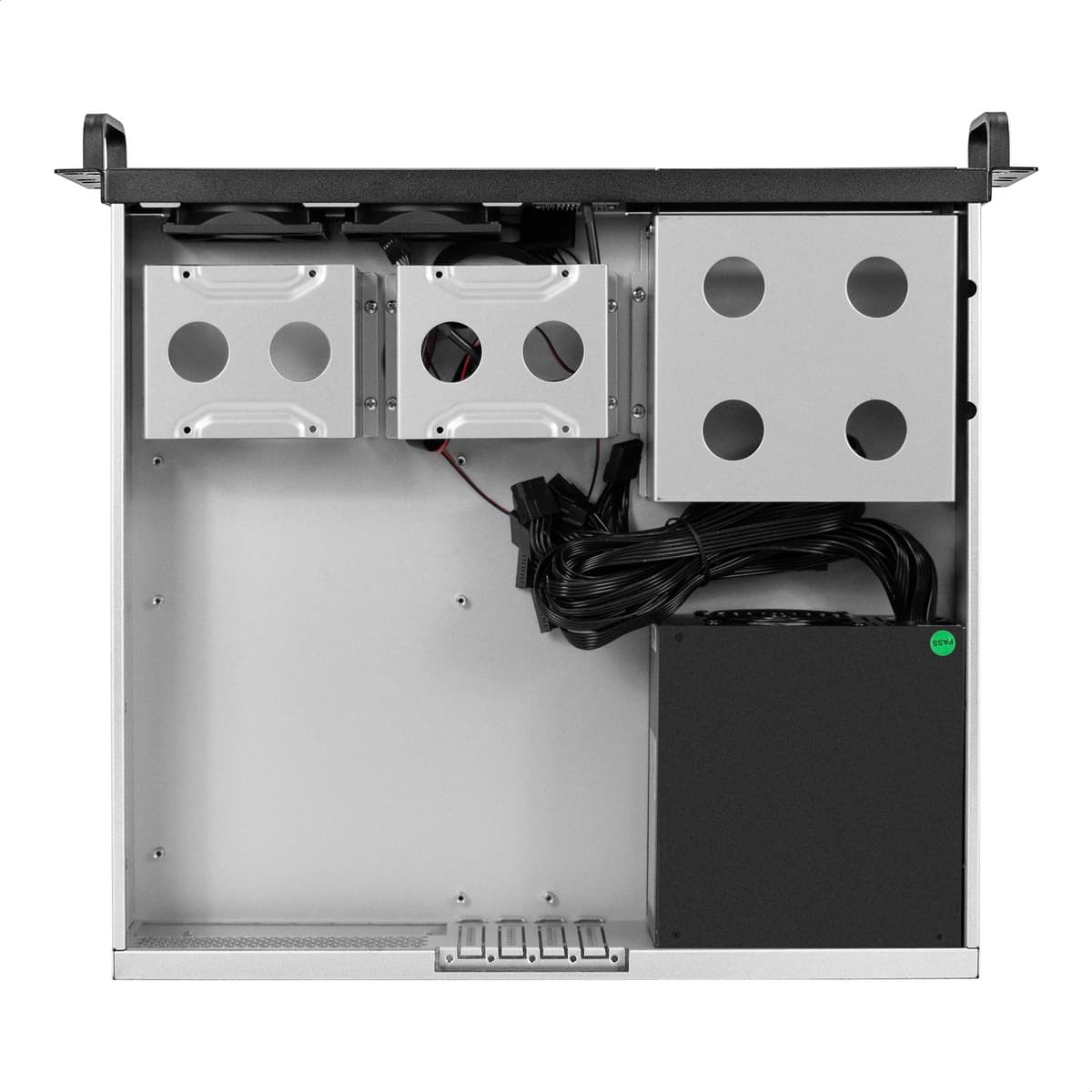 Серверный корпус 2U, 19'' стоечный, глубина 400 мм, БП 900W, 2xUSB
