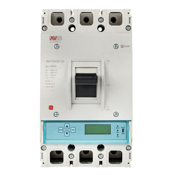 Выключатель автоматический AV POWER-3/3 400А 100kA ETU6.0 AVERES