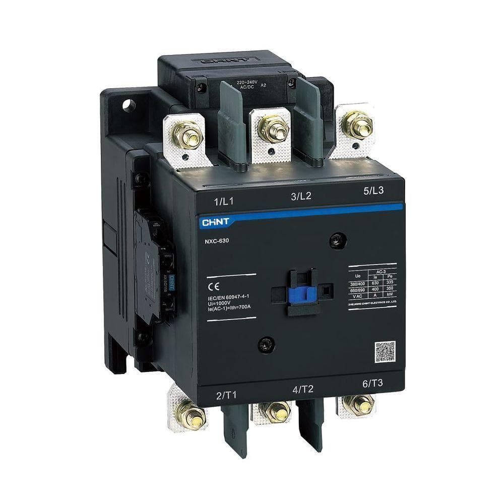 Контактор NXC-630 3P 630A 2НО+2НЗ катушка 110-127В AC/DC 50Гц