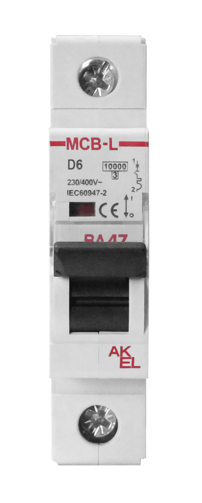 Выключатель автоматический ВА47-MCB-L-1P-D4-AC 1P/4A/D/10кА/230VAC/10кА/400VAC