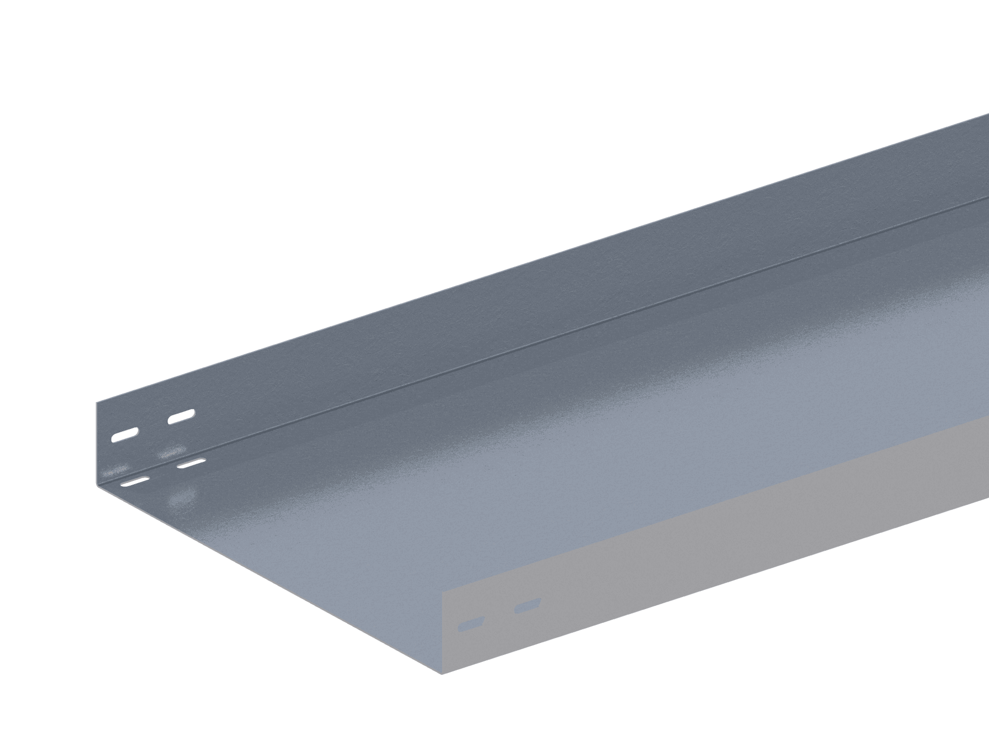 Лоток неперфорированный 600х65 L2000 2 мм  AISI 304