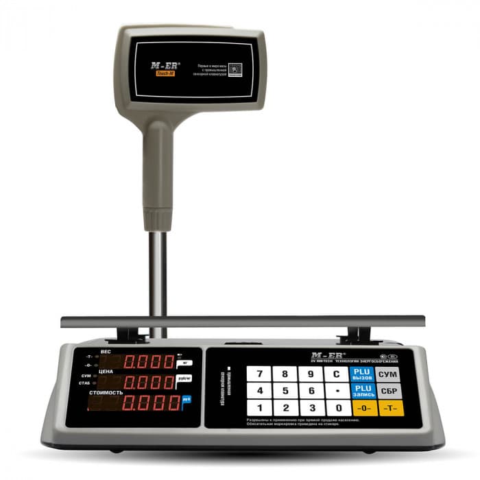 Весы торговые M-ER 328 ACPX-6.1 TOUCH-M LED