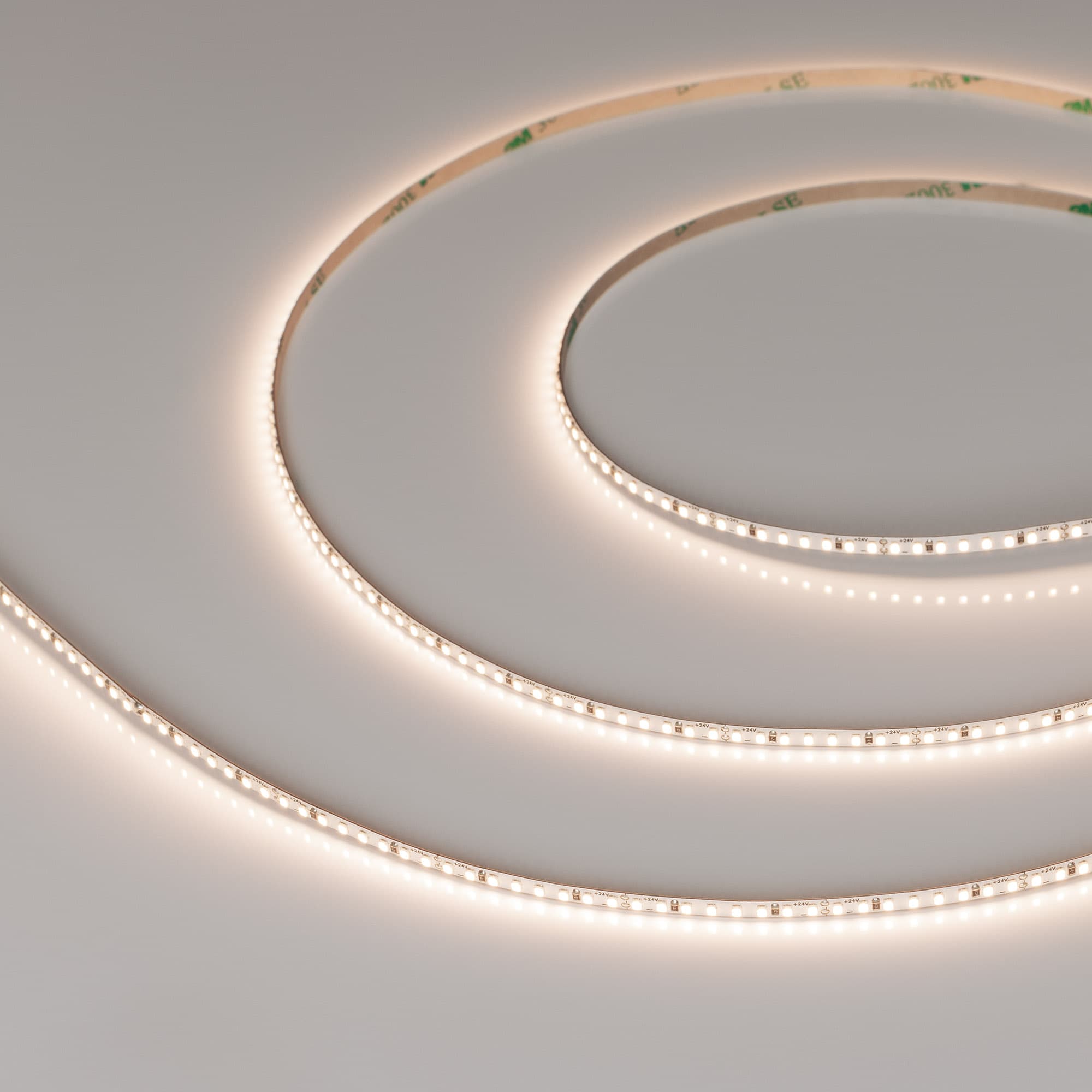 Лента светодиодная 8 Вт/м 24В IP20 3500K 240LED/м MICROLED-M240-4mm SMD 2216 5 м