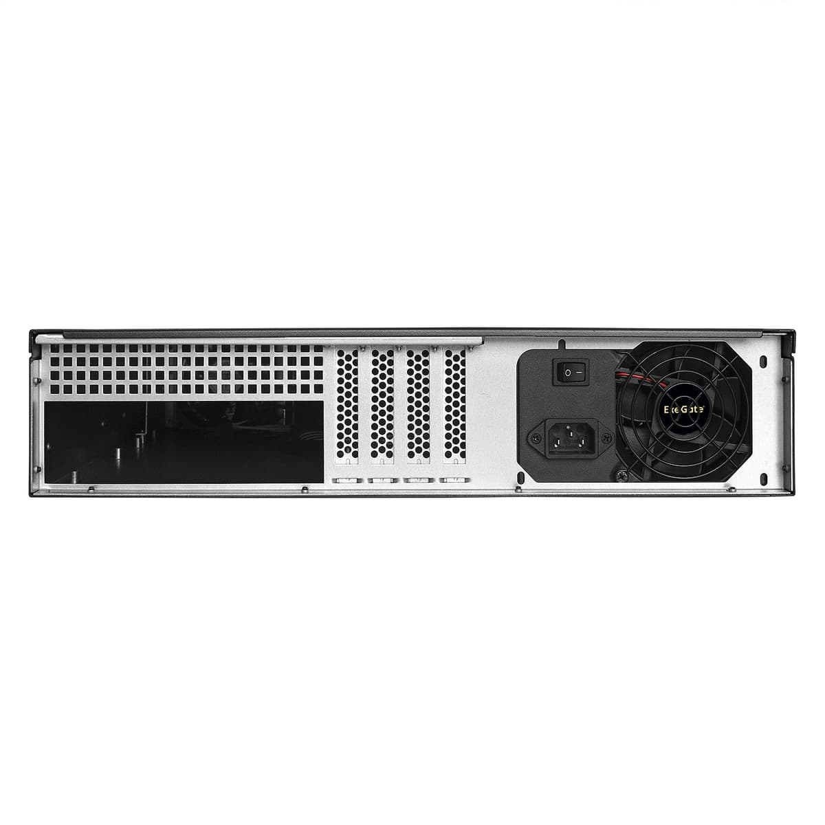Серверный корпус 2U, 19'' стоечный, глубина 390 мм, БП 500W, USB