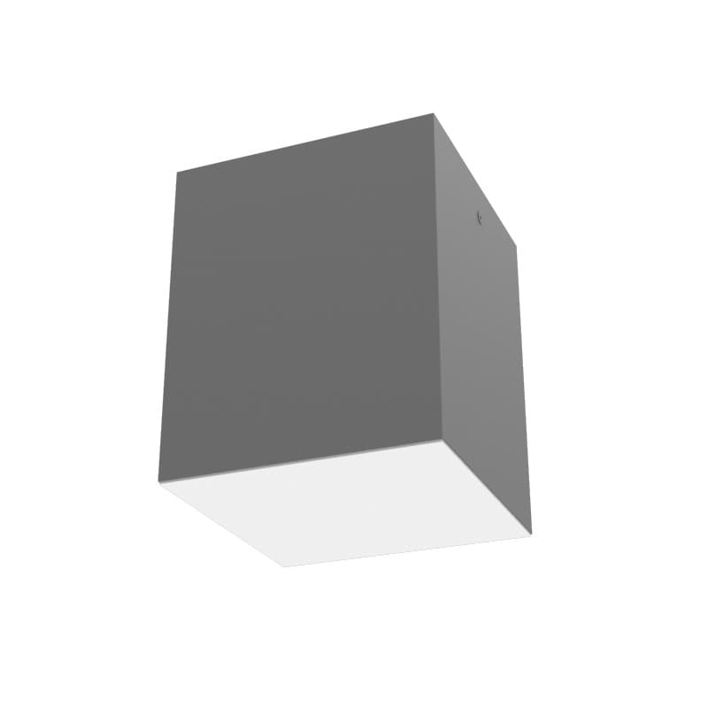 Светильник светодиодный DL-Box накладной 24Вт 4000К 140x140x170мм серый муар с рассеивателем опал DALI