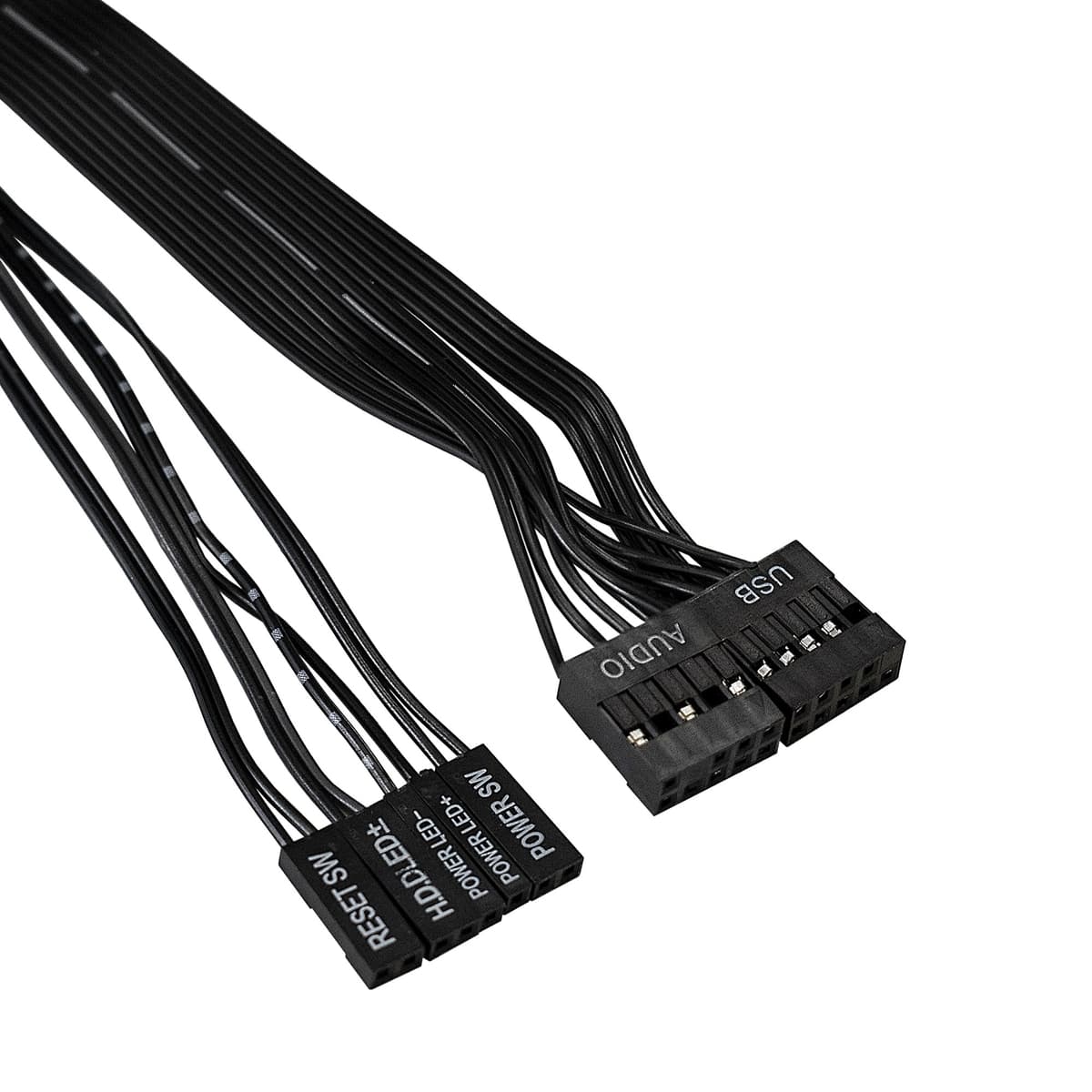 Корпус для ПК, Miditower, ATX, БП 450W, 2xUSB, аудиопорты, чёрный