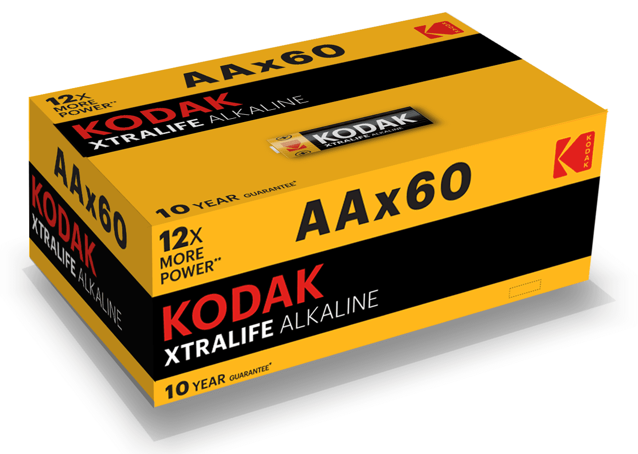 Батарейка LR6-60 (4S) colour box XTRALIFE Alkaline [KAA-60] (60/720/20160)