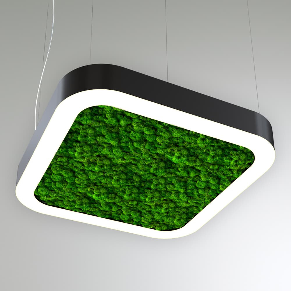 Светильник светодиодный RVE-LBX-MOSS-BOX-SOFT-900х80мм 75Вт Подвесной 4000К белый)