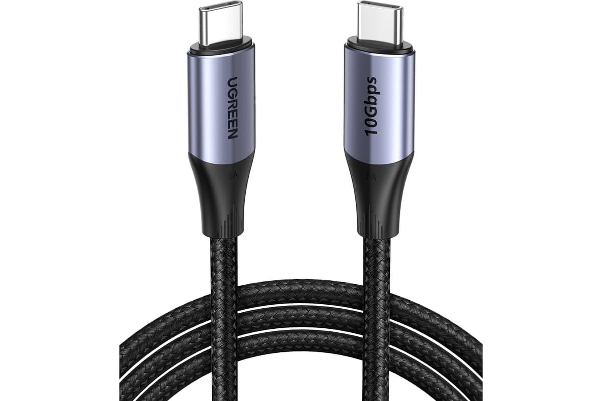 Кабель для зарядки и передачи данных USB C 3.1 Gen 2 5A, 1м.
