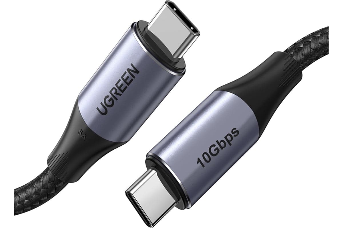 Кабель для зарядки и передачи данных USB C 3.1 Gen 2 5A, 1м.