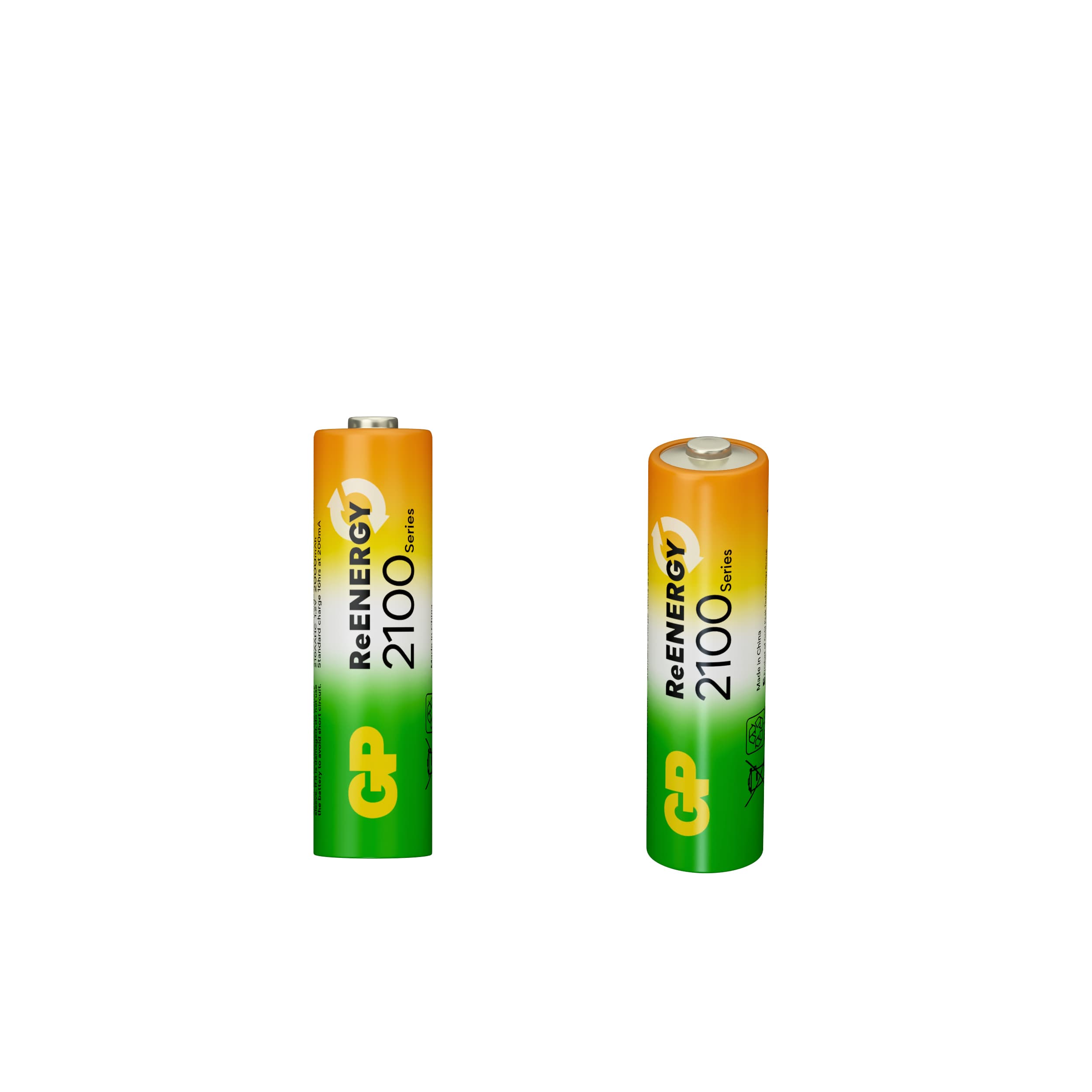 Аккумуляторы перезаряжаемые GP ReEnergy 210AAHC АА+75AAAHC AAA, емкости 2000 и 750 мАч - 8 шт. в промо-упаковке 4+4
