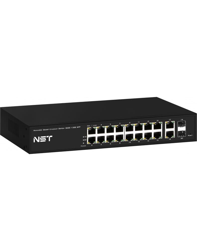 Коммутатор управляемый L2 10 портов RJ45/SFP 10 100 1000 Мб/с