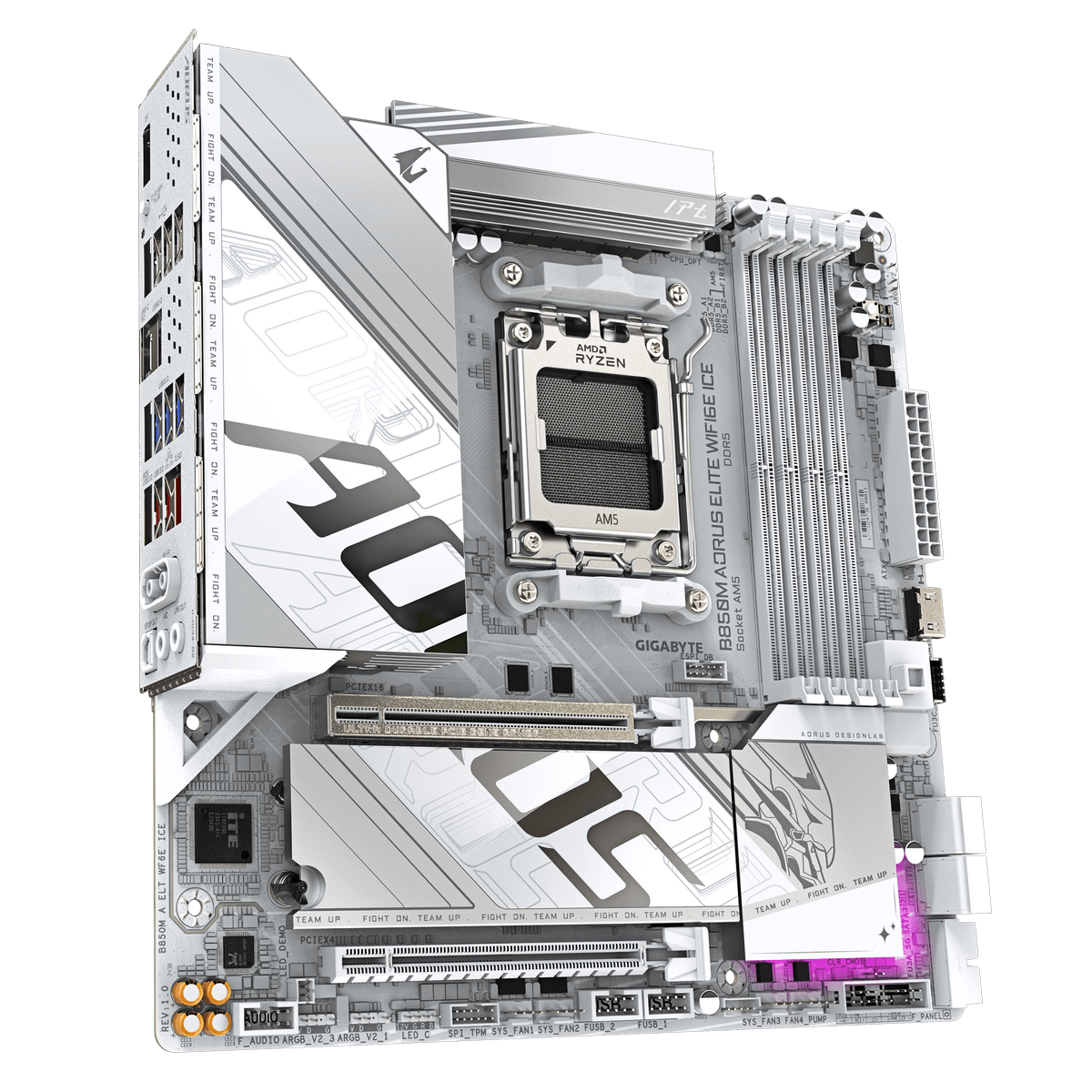 Материнская плата B850M AORUS ELITE WIFI6E ICE, AMD B850, Micro ATX