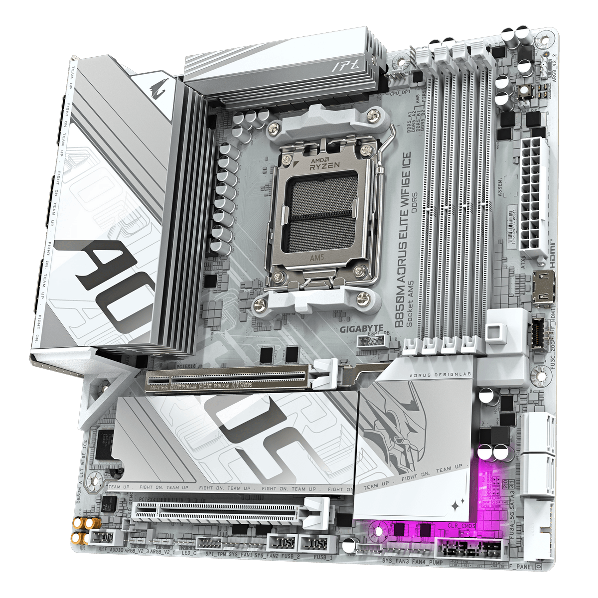 Материнская плата B850M AORUS ELITE WIFI6E ICE, AMD B850, Micro ATX