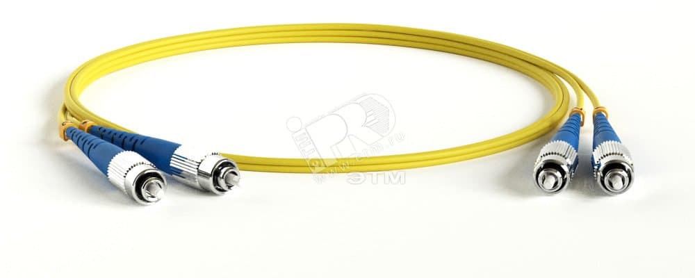 Патч-корд оптический SM 9/125 (OS2) FC/UPC-FC/UPC 2мм duplex LSZH (10м)