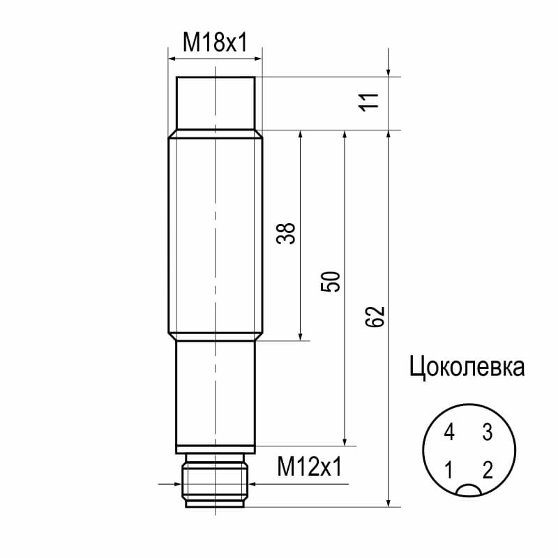 Выключатель бесконтактный ISN EC4A-31N-12-LZS4