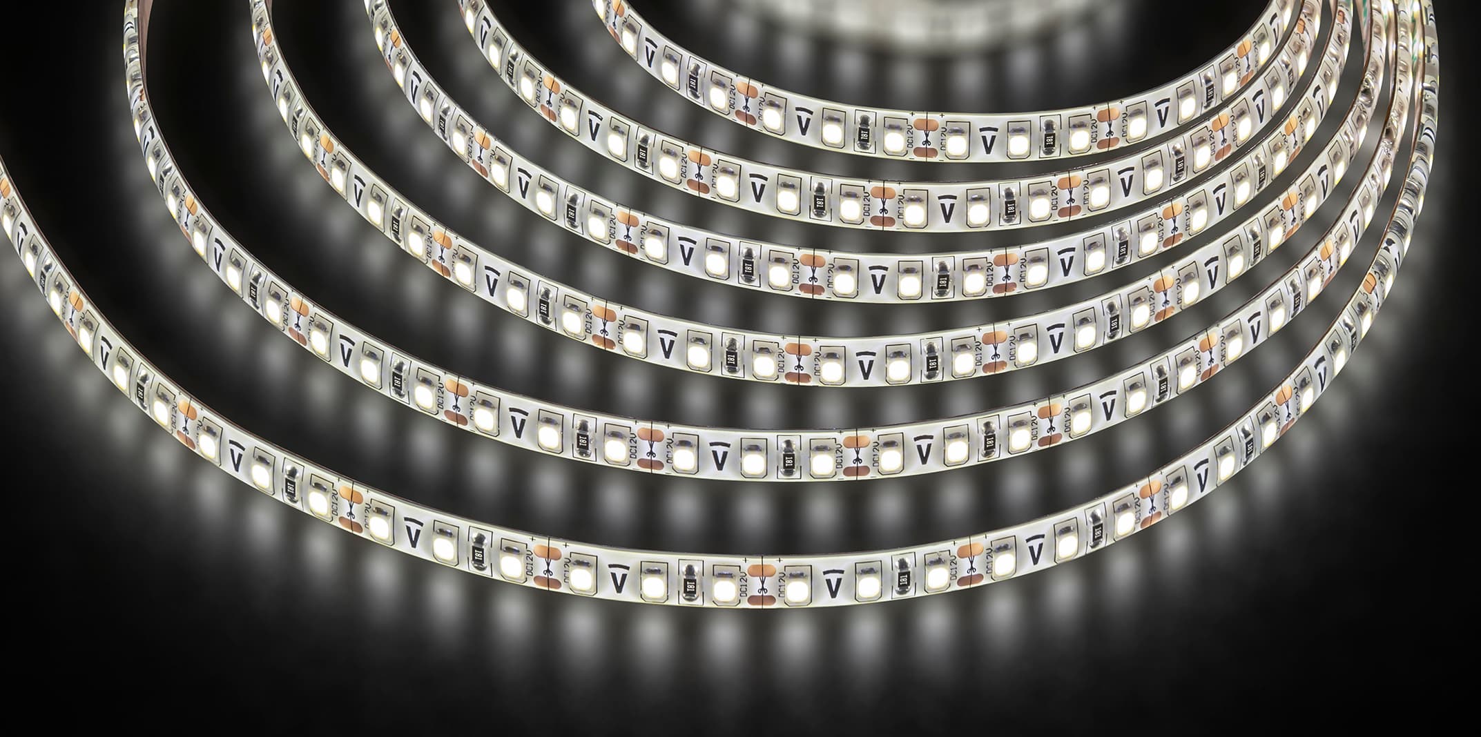 Лента светодиодная 9.6Вт/м 12В 4000К IP65 120LED/м NLS-3528-Pro 5м