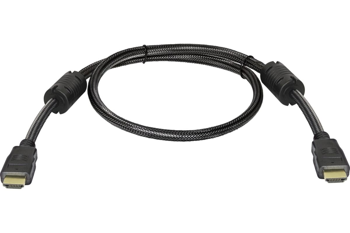 Кабель HDMI 1.4, PRO 19М на 19М, 1 м.
