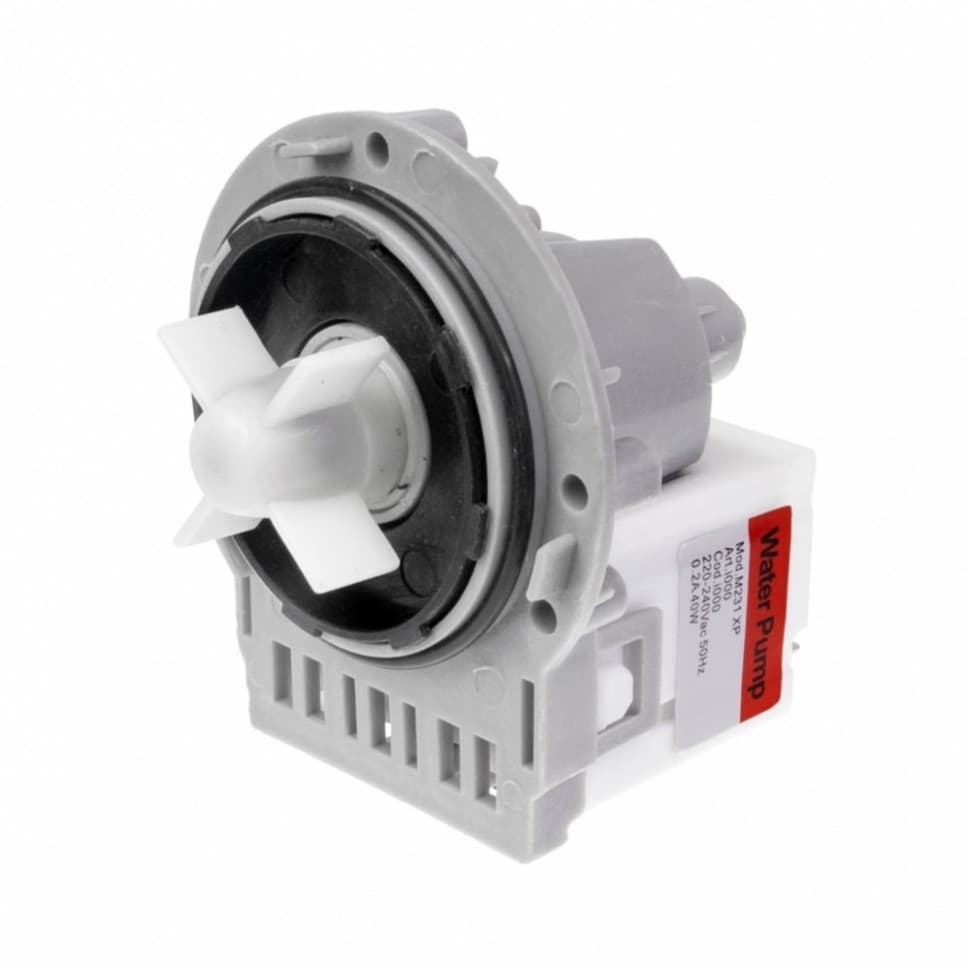 Помпа 40W, без улитки, на 3 винтах, клеммы сзади раздельно, 220V