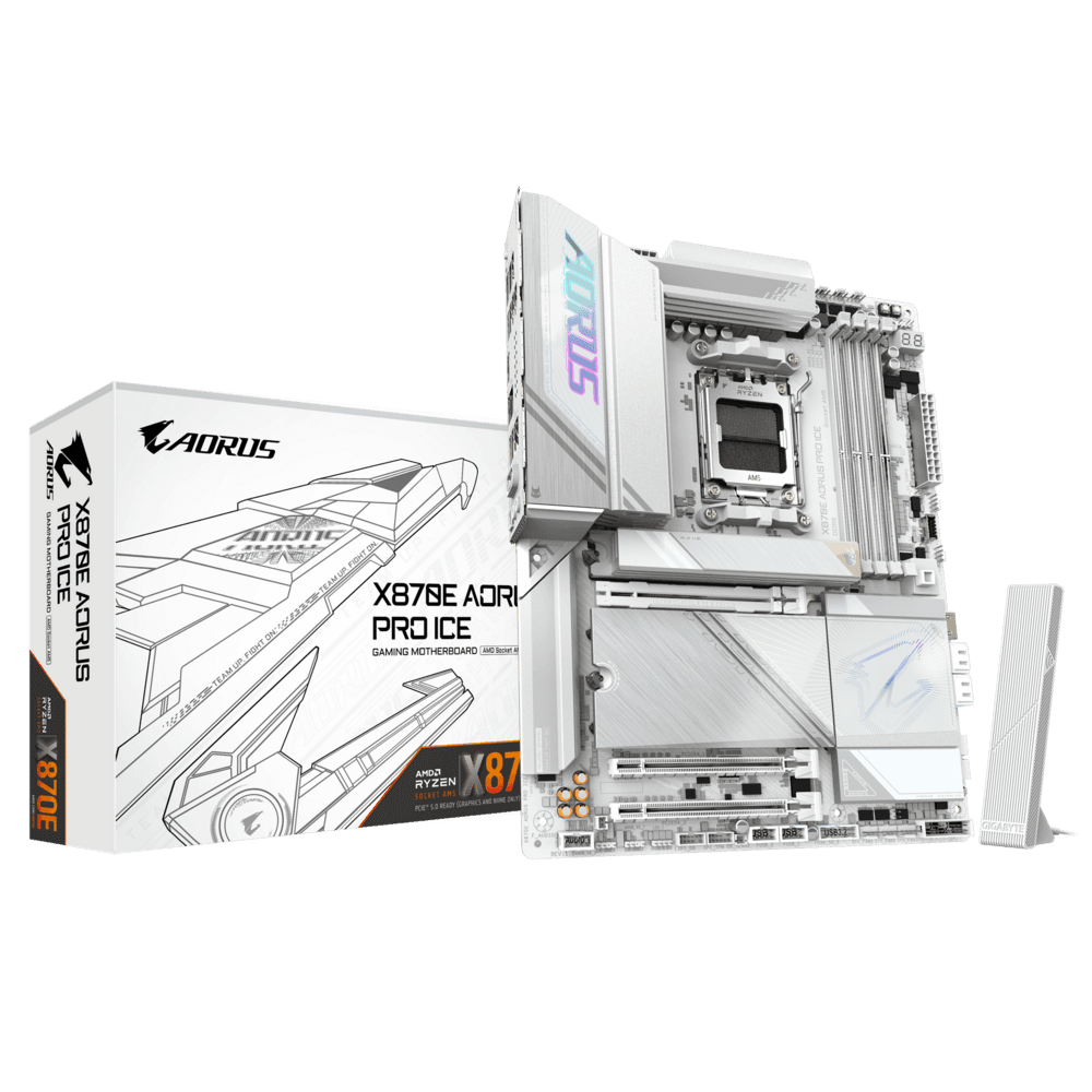 Материнская плата X870E AORUS PRO ICE, AMD X870E, ATX