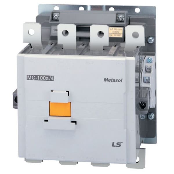 Контактор 4-х полюсный Metasol MC-100a/4P AC/DC100-200V 50/60Hz 2a2b, Screw
