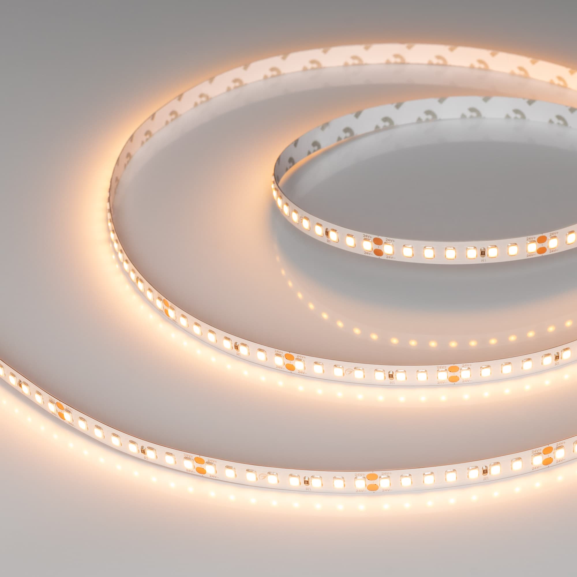 Лента светодиодная 12 Вт/м 24В IP20 2400K 160LED/м RT/RTW-A160-8-10mm SMD 2835 5 м