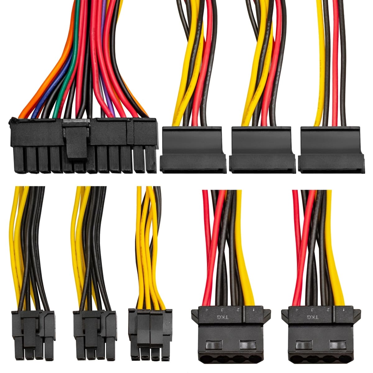 Блок питания 700W, SFX, APFC, 80 PLUS Silver, fan 8 см, 24pin, (4+4)pin, 2xPCI-E, 3xSATA, 2xIDE