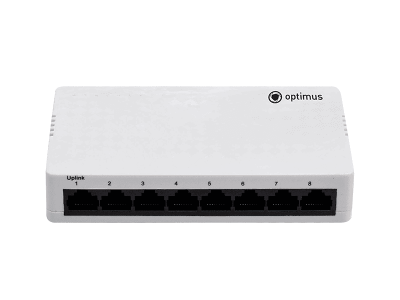 Коммутатор неуправляемый 7 портов RJ4510 100 Мб/с