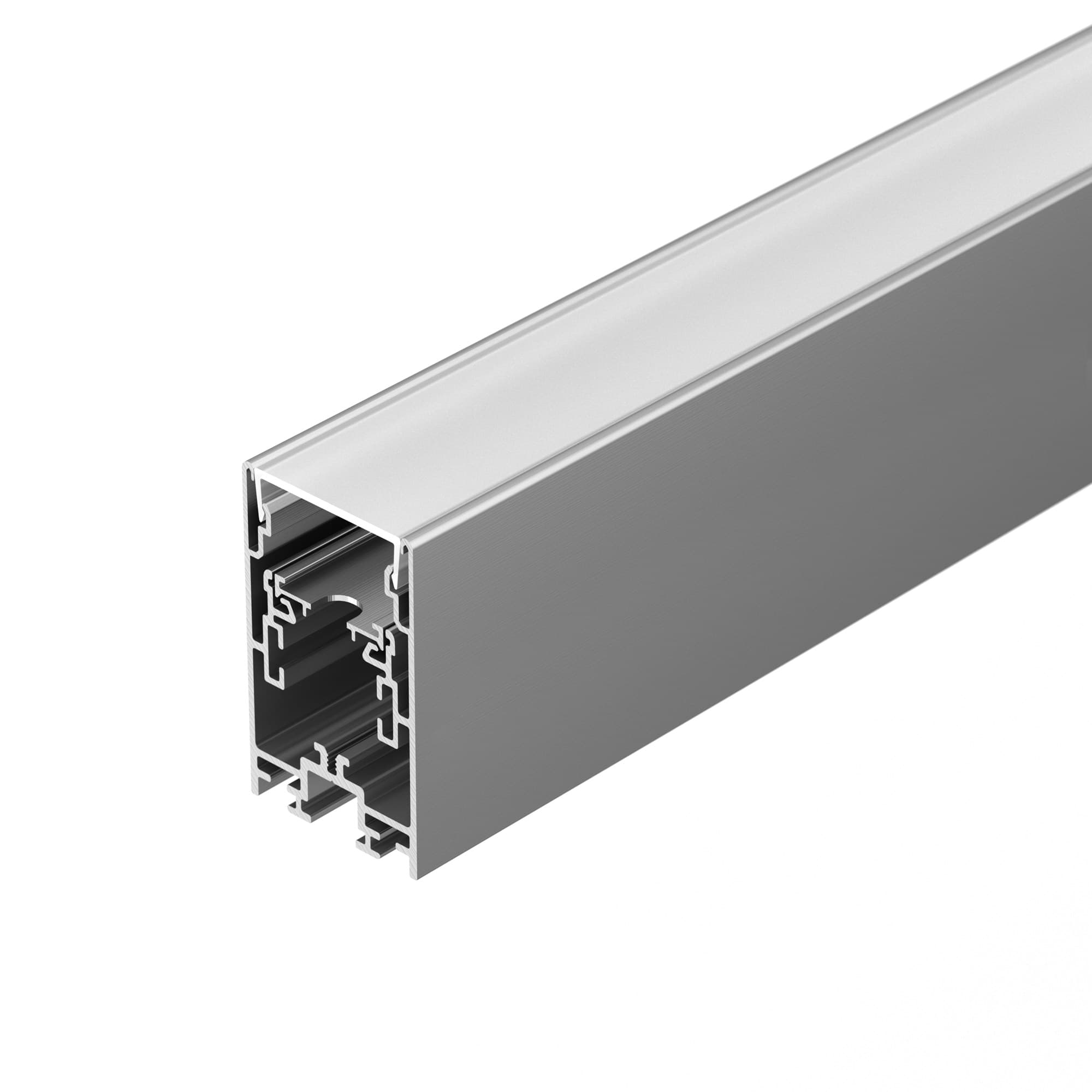 Профиль с экраном S2-LINE-4067-2500 ANOD+OPAL (ARL, Алюминий)
