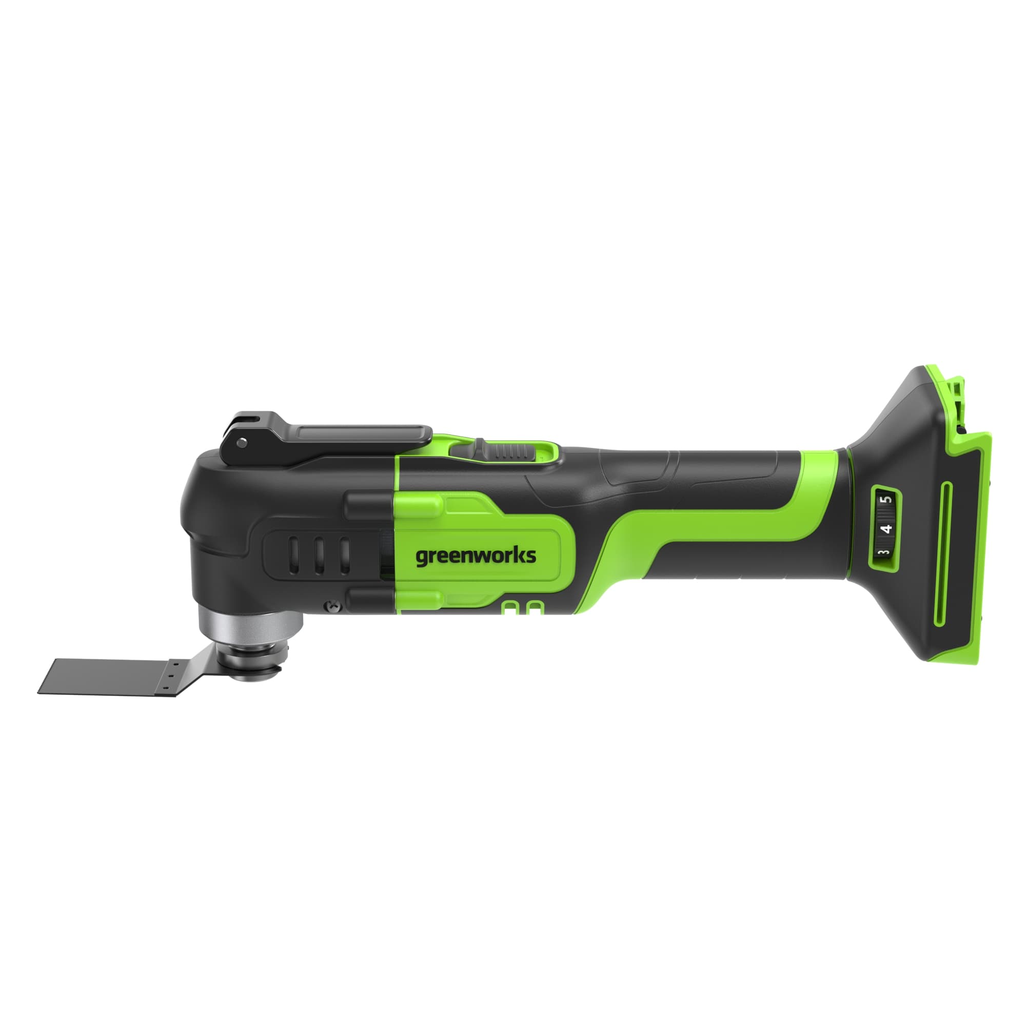 Мультитул акк. Greenworks G24MT, 24V, QOIS, 5000-18000/мин, 3,2°, LED, оснастка 13 шт, без АКБ и ЗУ (3400307)