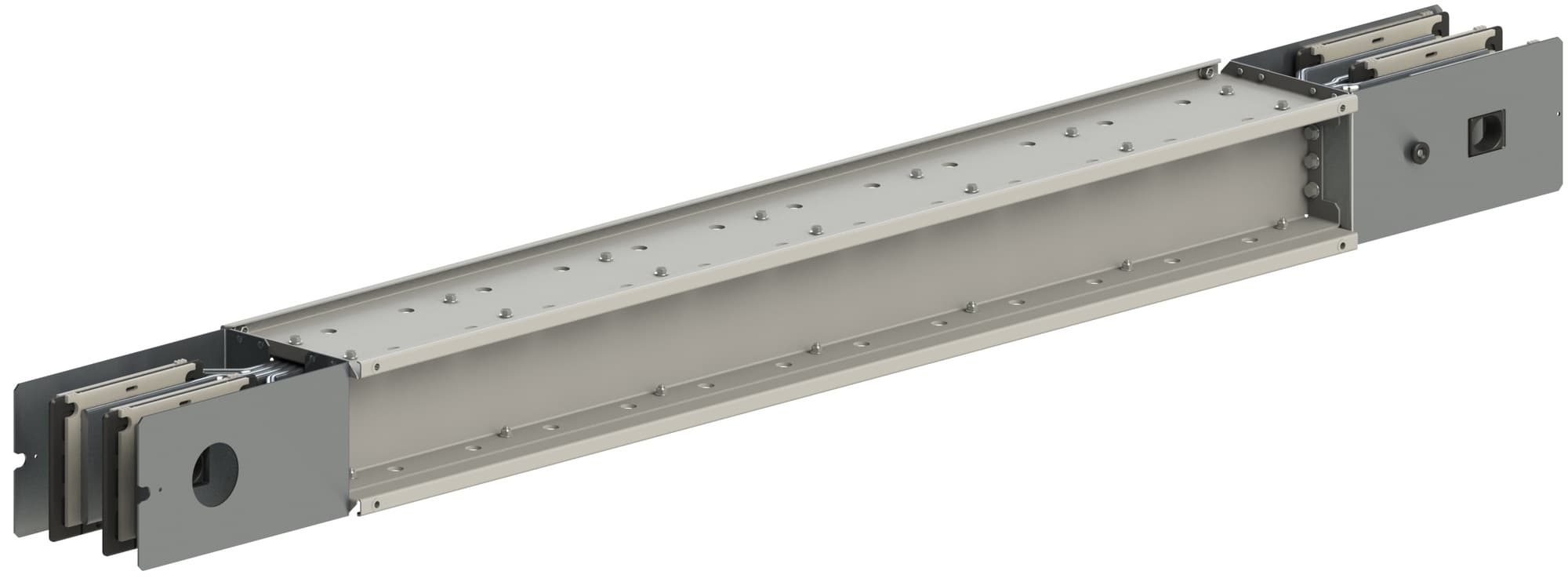 Секция магистральная прямая ШМА-5 1250А IP55 AL 3P+N(100%)+PE (корпус) 1500 мм ШМА 5.10.1250.31