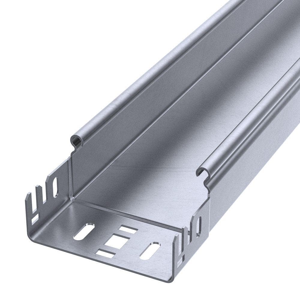 Лоток неперфорированный Профи INOX (AISI 316) 100х50x3000 (1,2 мм) (6 м/уп)