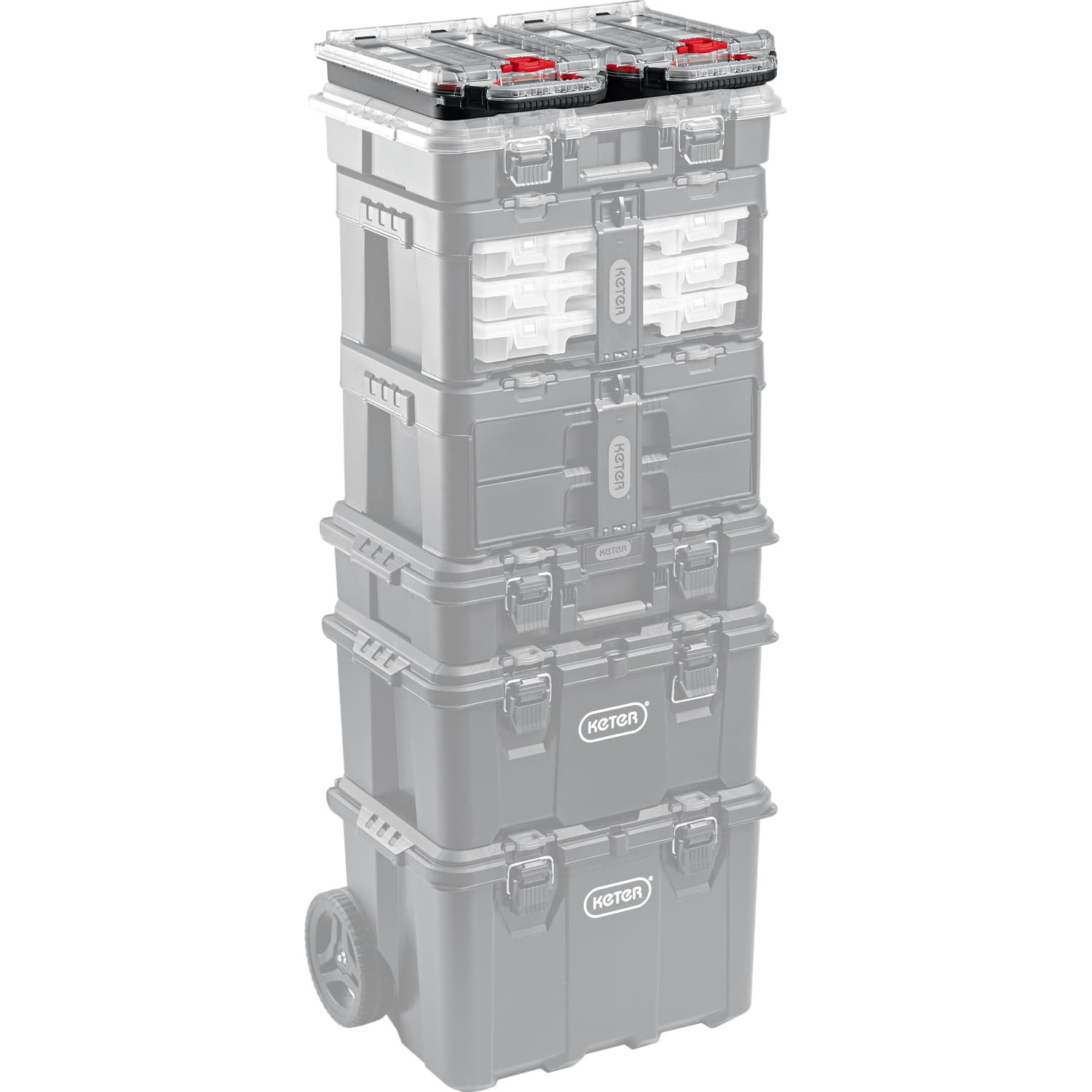 Органайзер пластиковый STACKNROLL, 242x388x78 мм, (10'')