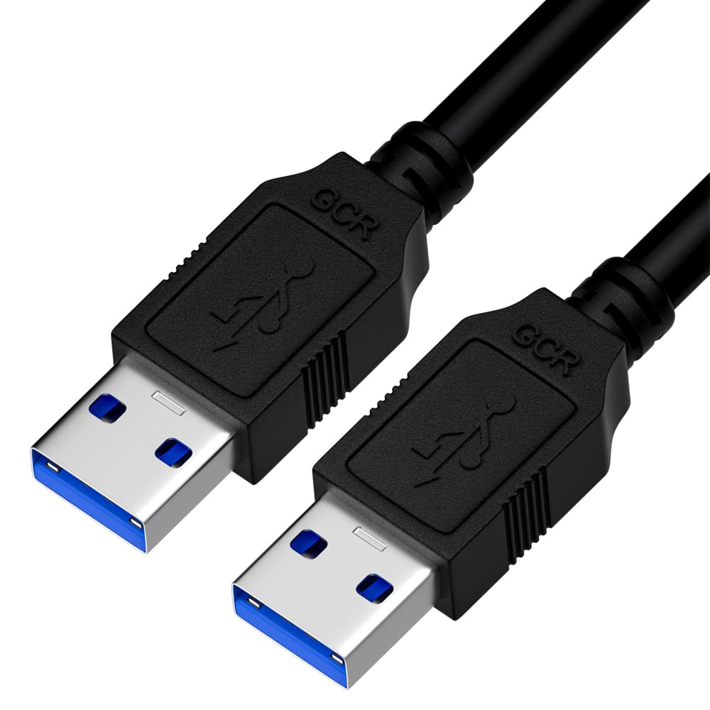 Кабель USB 3.0 AM на AM, морозостойкий, 1 м., черный