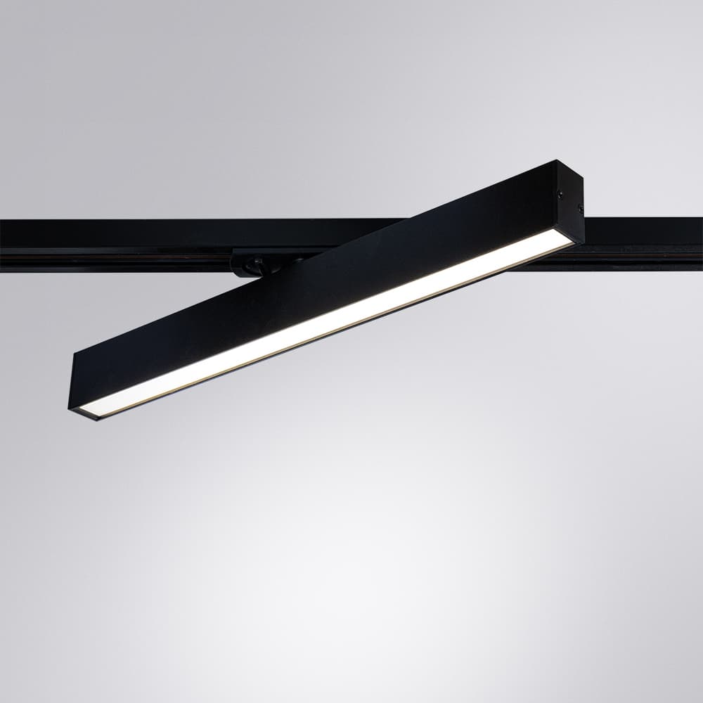 Светильник трековый LINEETTA LED 18Вт Алюминий Чёрный