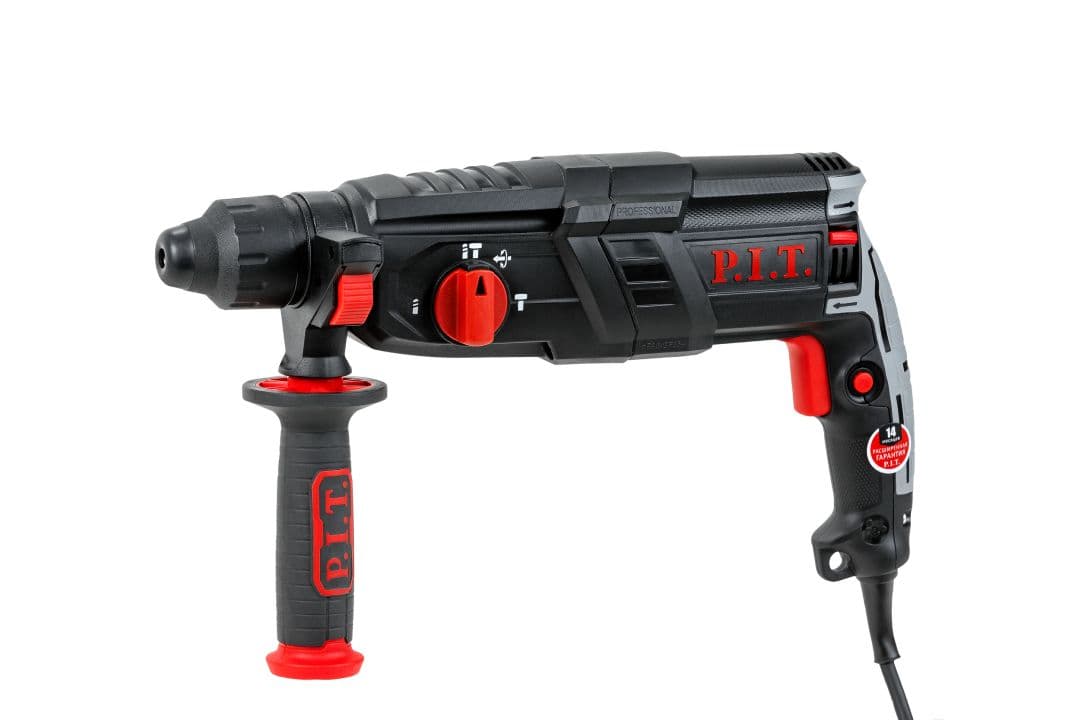 Перфоратор SDS-Plus электрический PBH28-C5 (горизонт, 1050Вт, 3,2Дж, 3реж, ?28мм, 0-1100, кейс)