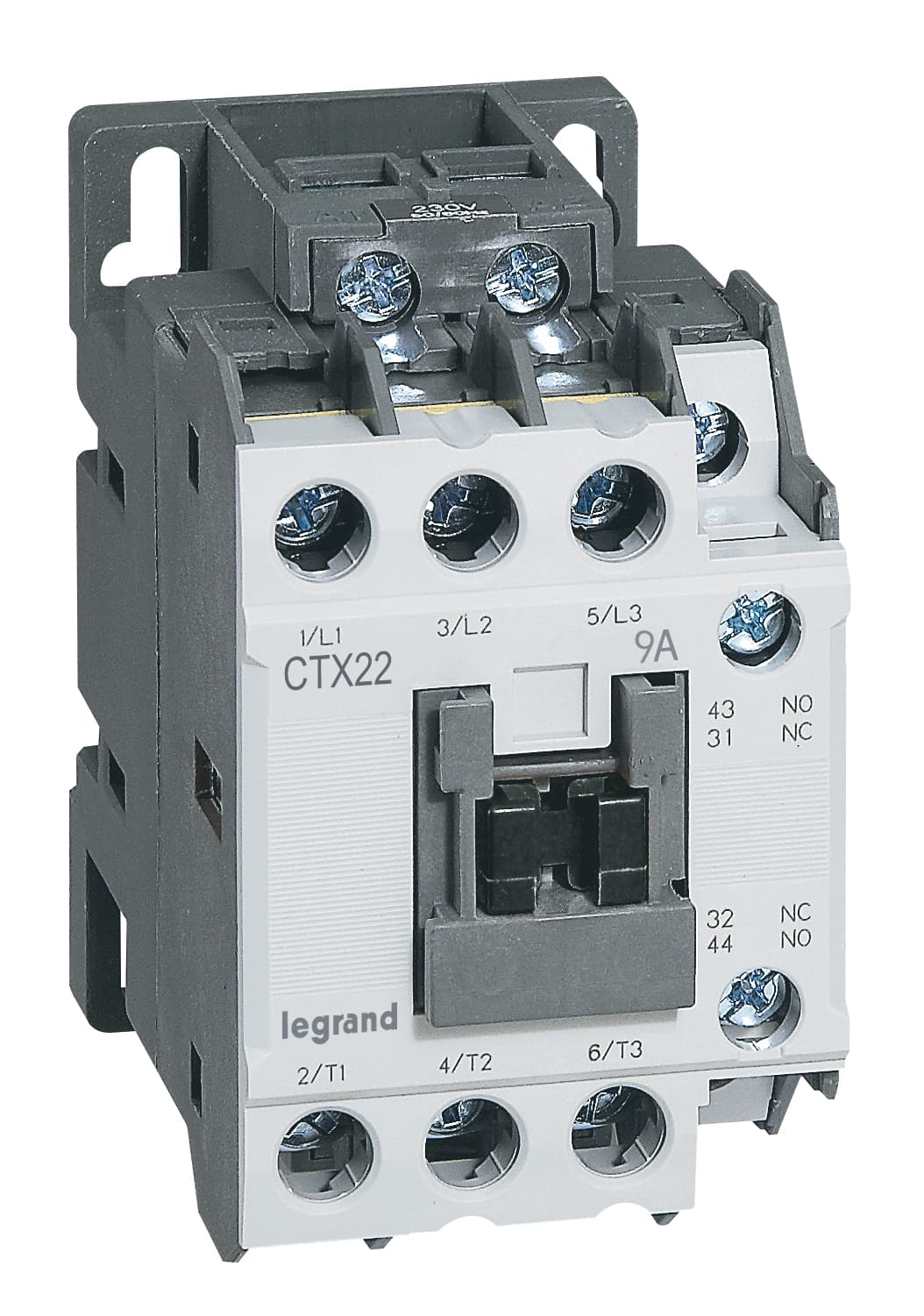 Контактор CTX3 22 3P 9A 1но1нз ~380В