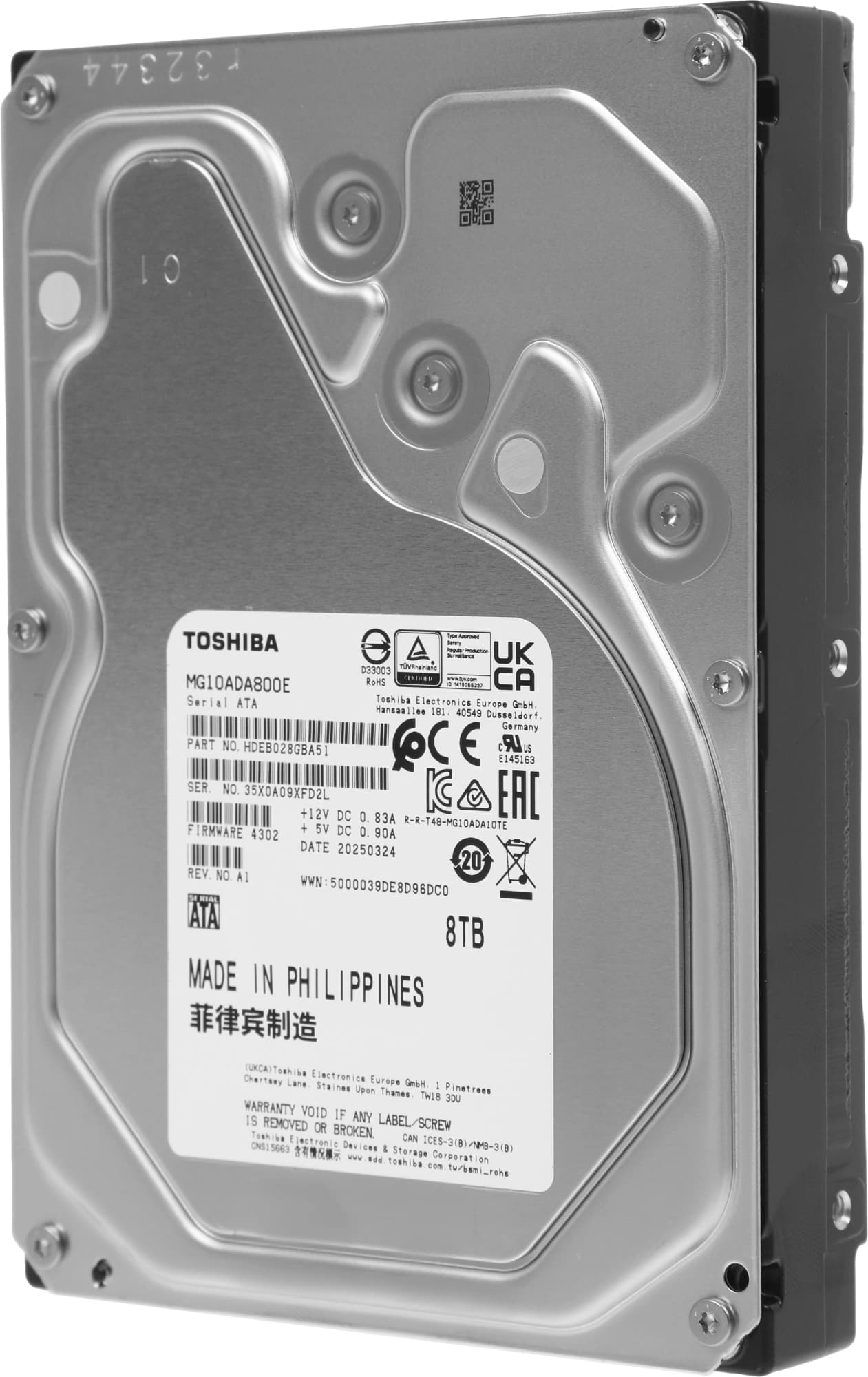 Жесткий диск 8TB Enterprise 3.5'', SATAIII, 7200 об/мин, 512 МБ