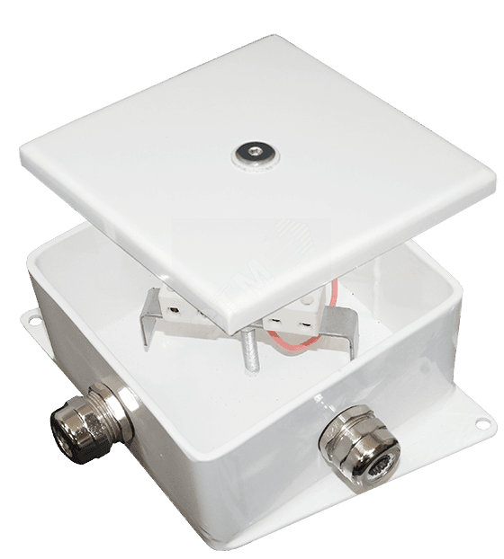 Коробка монтажная огнестойкая КМ-О (2к*60)-IP66-120х120 четыре ввода ABCD