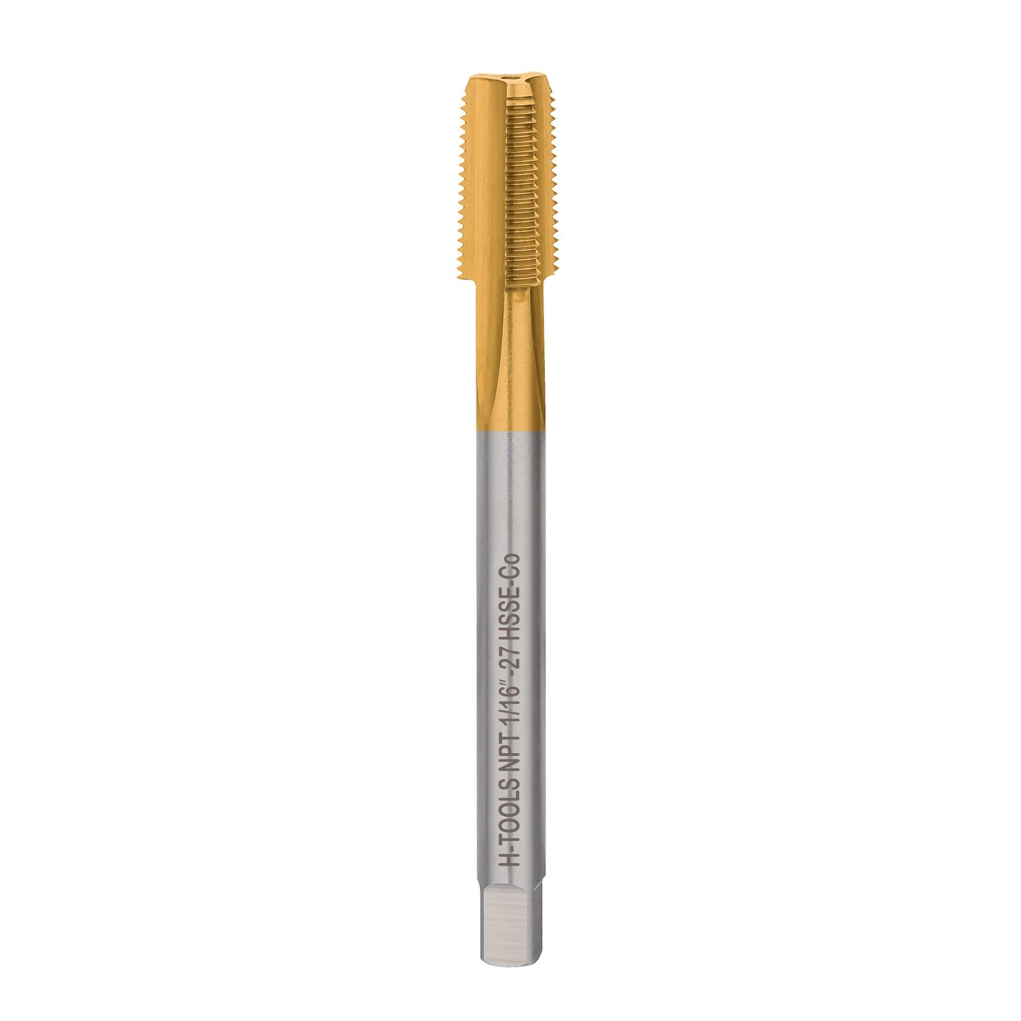 "Метчик конический машинный NPT 1/16""-27 HSSE-TiN"