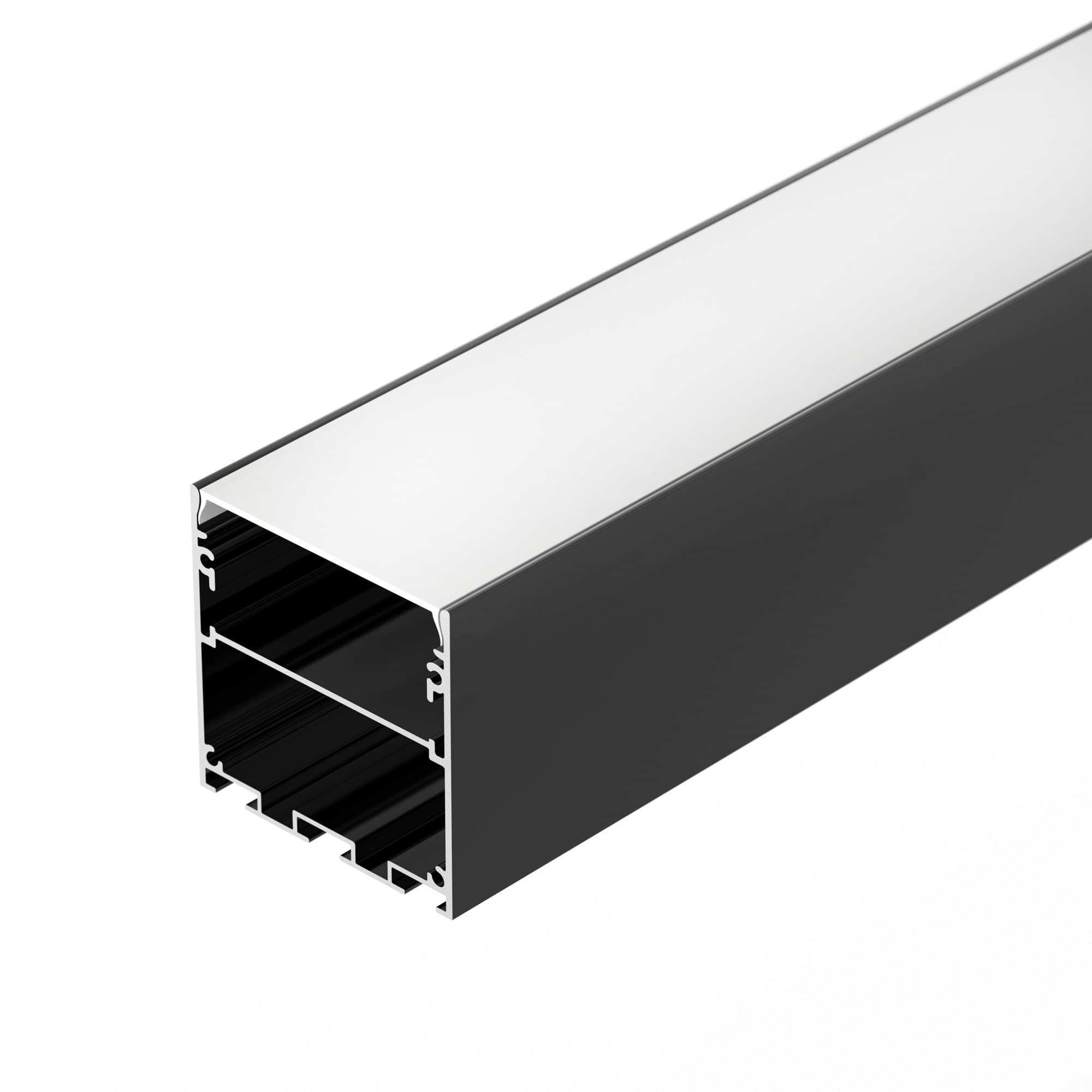 Профиль LINE-S-5050-2500 BLACK (Алюминий)