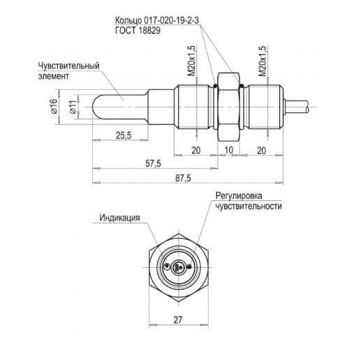 Выключатель бесконтактный CSN E54S8-25G-N-L-C-1