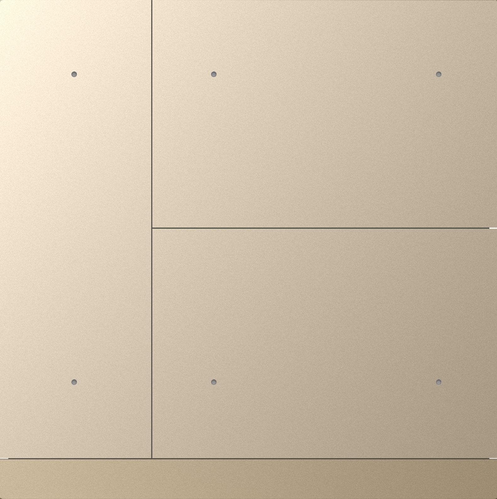Выключатель клавишный KNX Waltz 3 клавиши металл золото