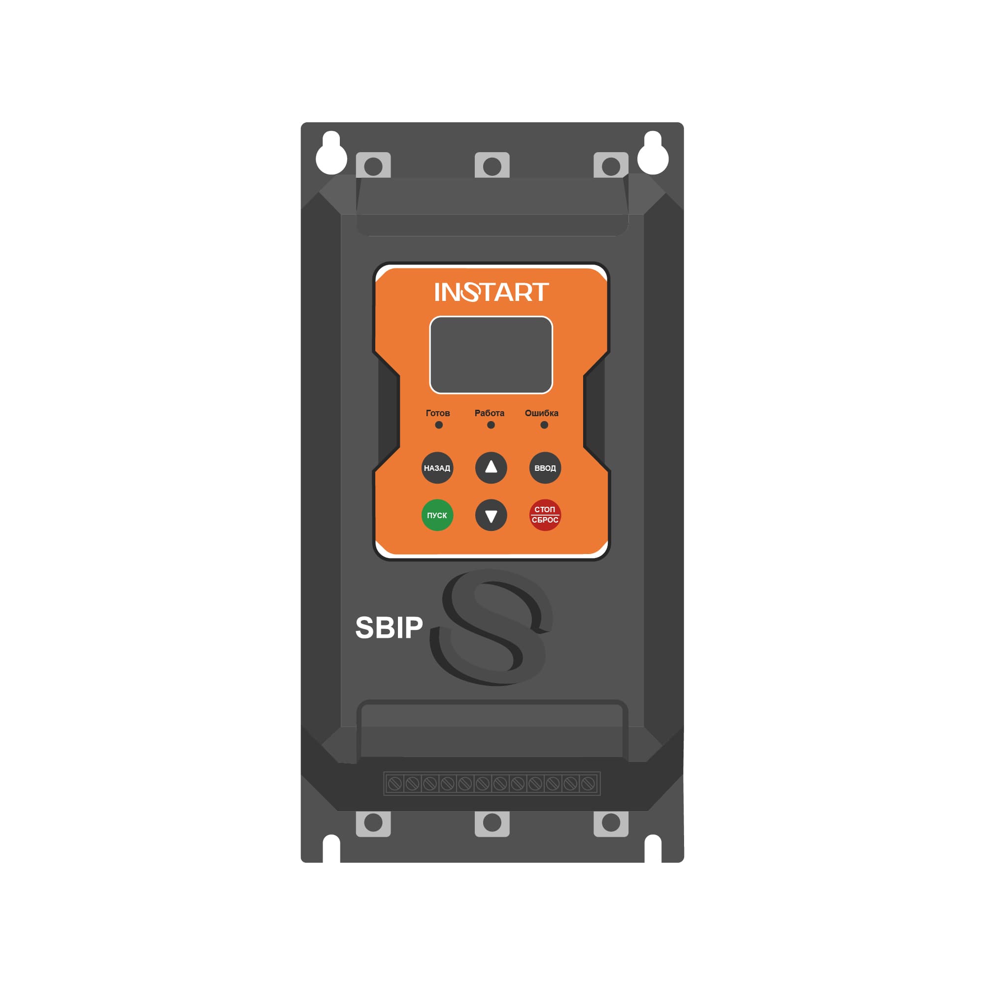 Устройство плавного пуска УПП 160 кВт 320A, 3 342-440 В, IP00, Modbus RTU, съемная панель, русскоязычное меню, встроенный обводной контактор