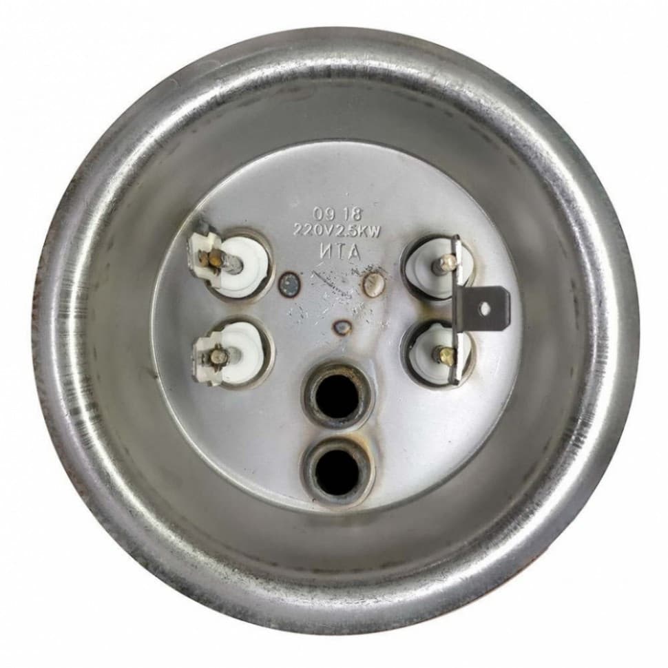 ТЭН RF 2500W(1500+1000), нерж, D92мм, М6, клеммы под разъем, L285мм, 220V