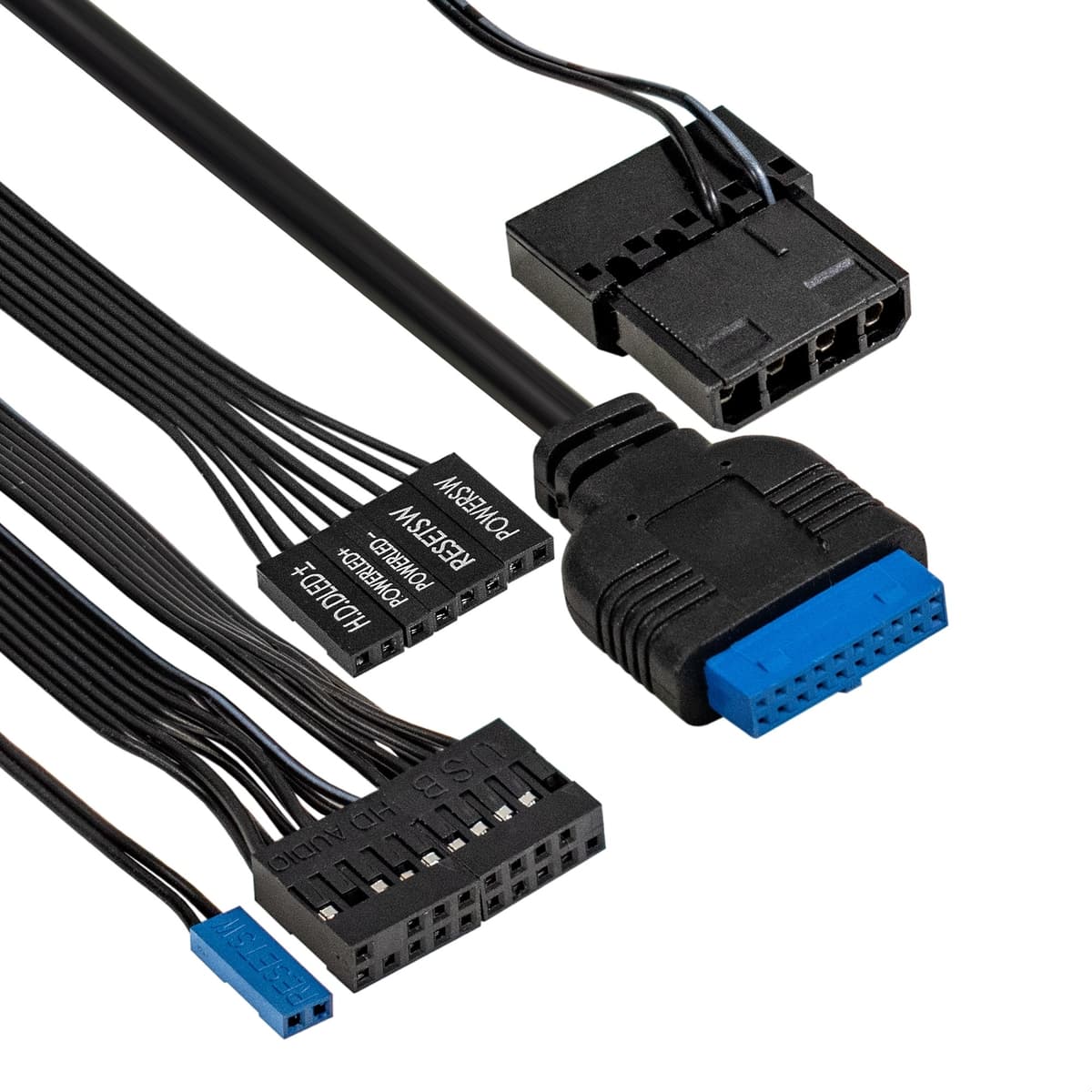 Корпус для ПК, Minitower, mATX, БП 500W, 2xUSB + 1xUSB 3.0, HD Audio, RGB-вентилятор 12 см, стекло